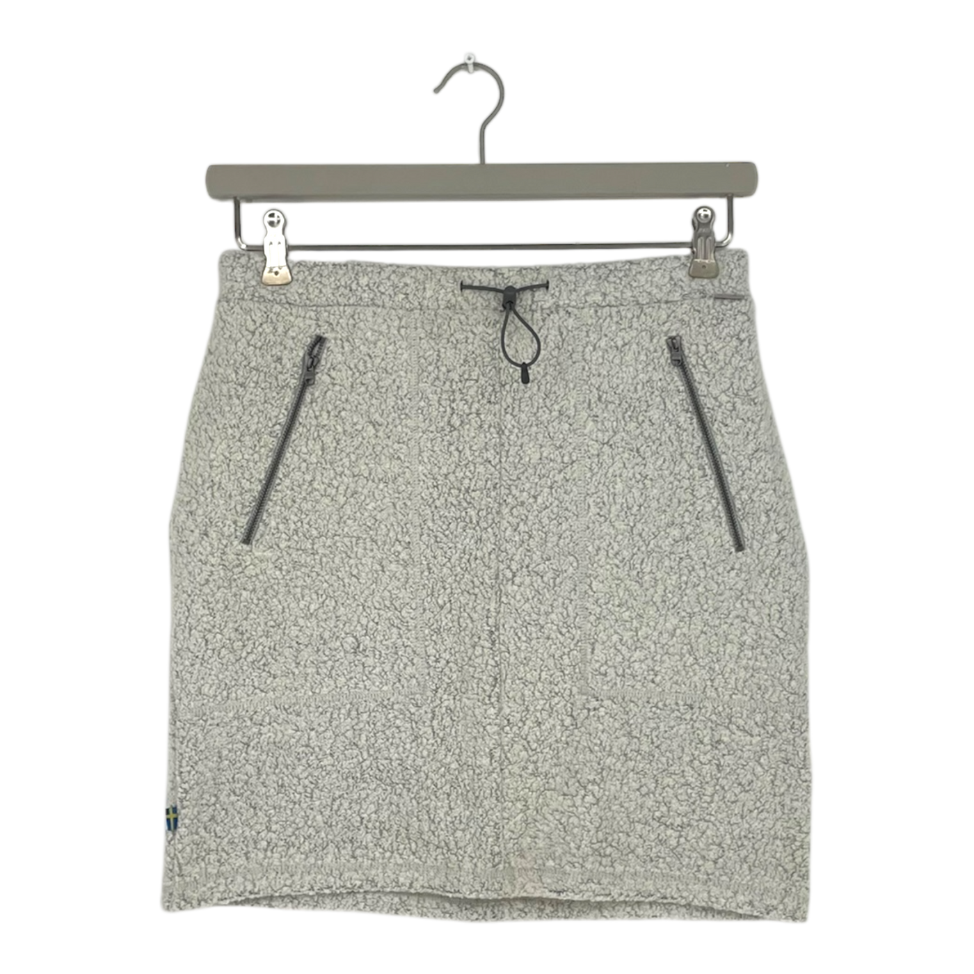 Varg fårö wool skirt, light grey | woman M