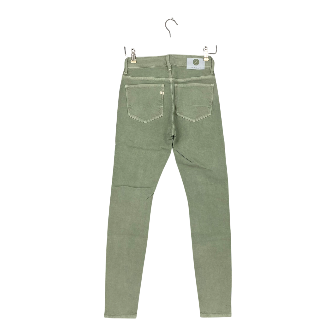 Mud Jeans slim skyler jeans, tea green | woman 27/32