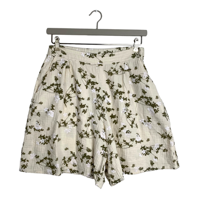 Kaiko wide leg muslin shorts, clover blossom | woman M