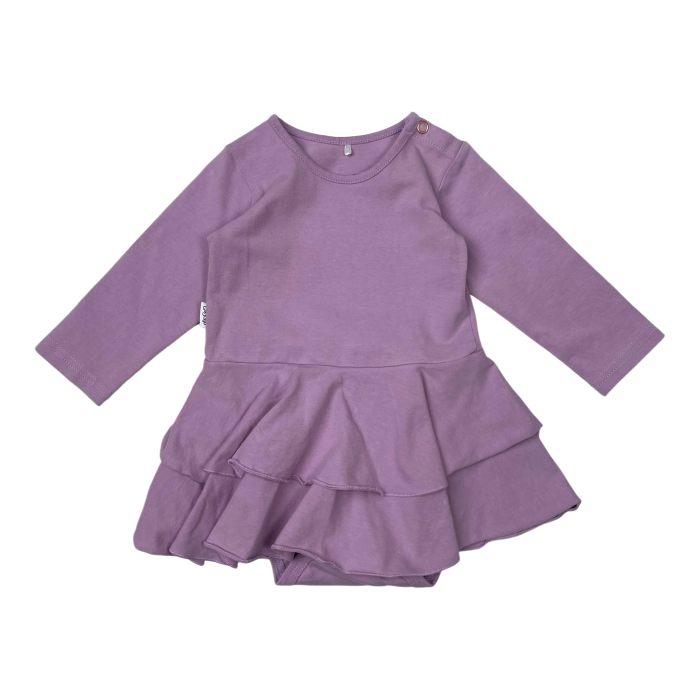 Gugguu frill body dress, lilac | 62cm