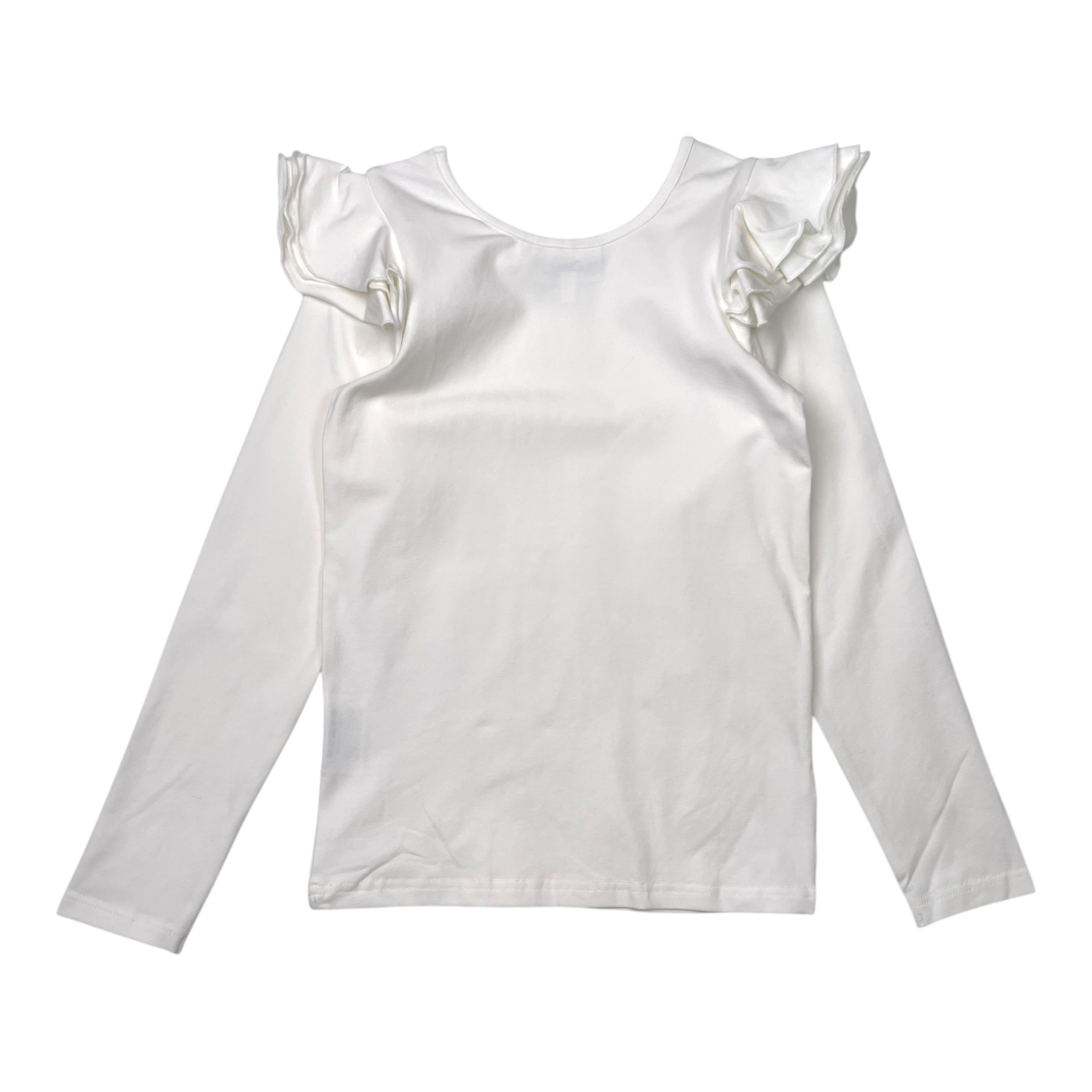 Gugguu frill shirt, white | 134cm