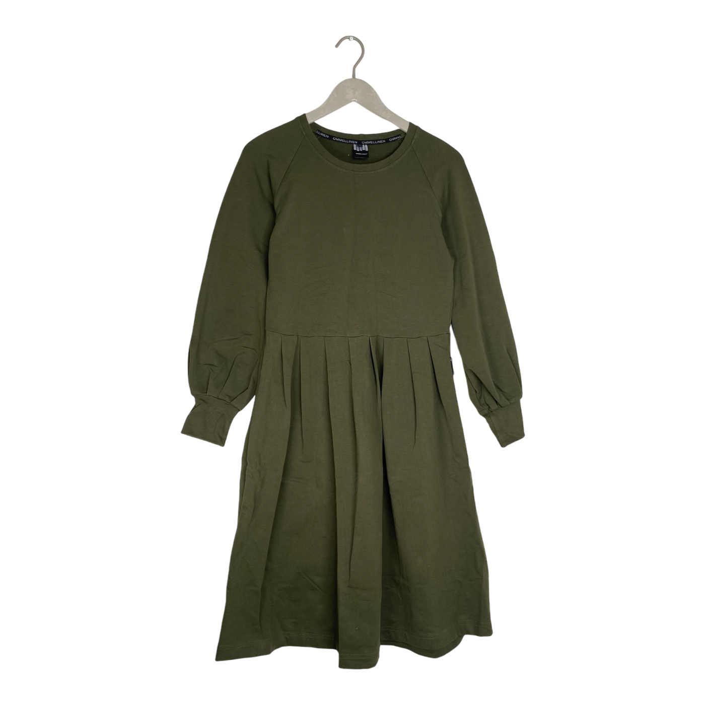 Ommellinen sweat dress, moss green | woman S