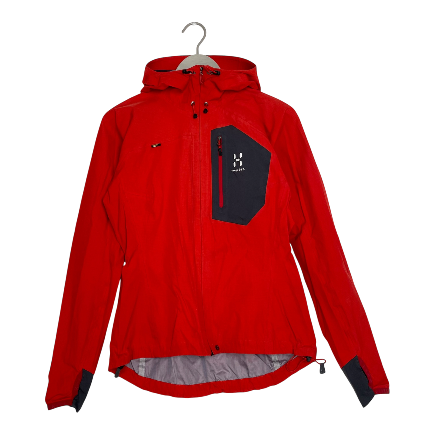 Haglöfs GoreTex shell jacket, red | woman M