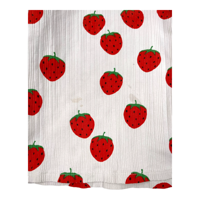 Mini Rodini rib shirt, strawberry | 116/122cm