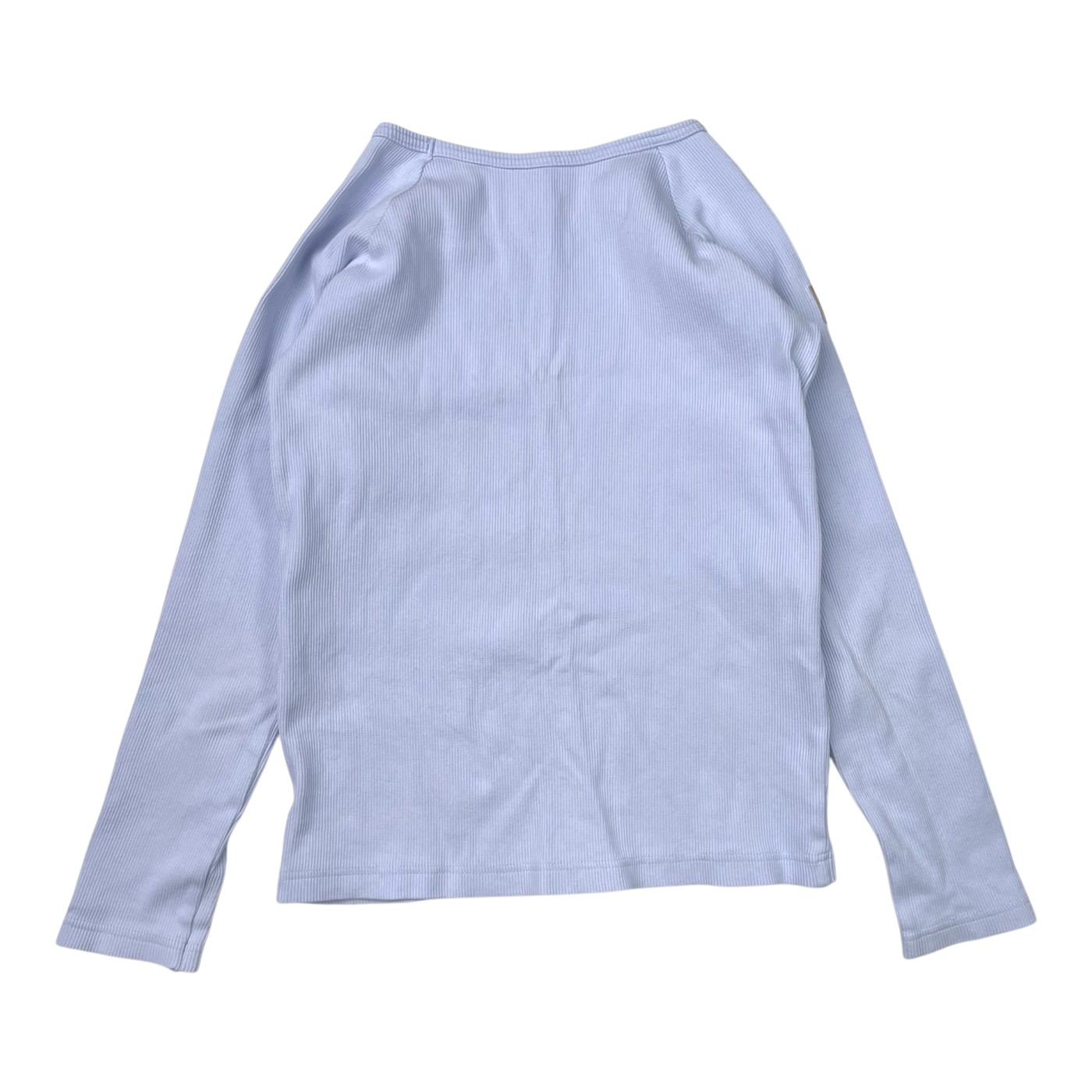 Metsola rib shirt, alice blue | 140cm