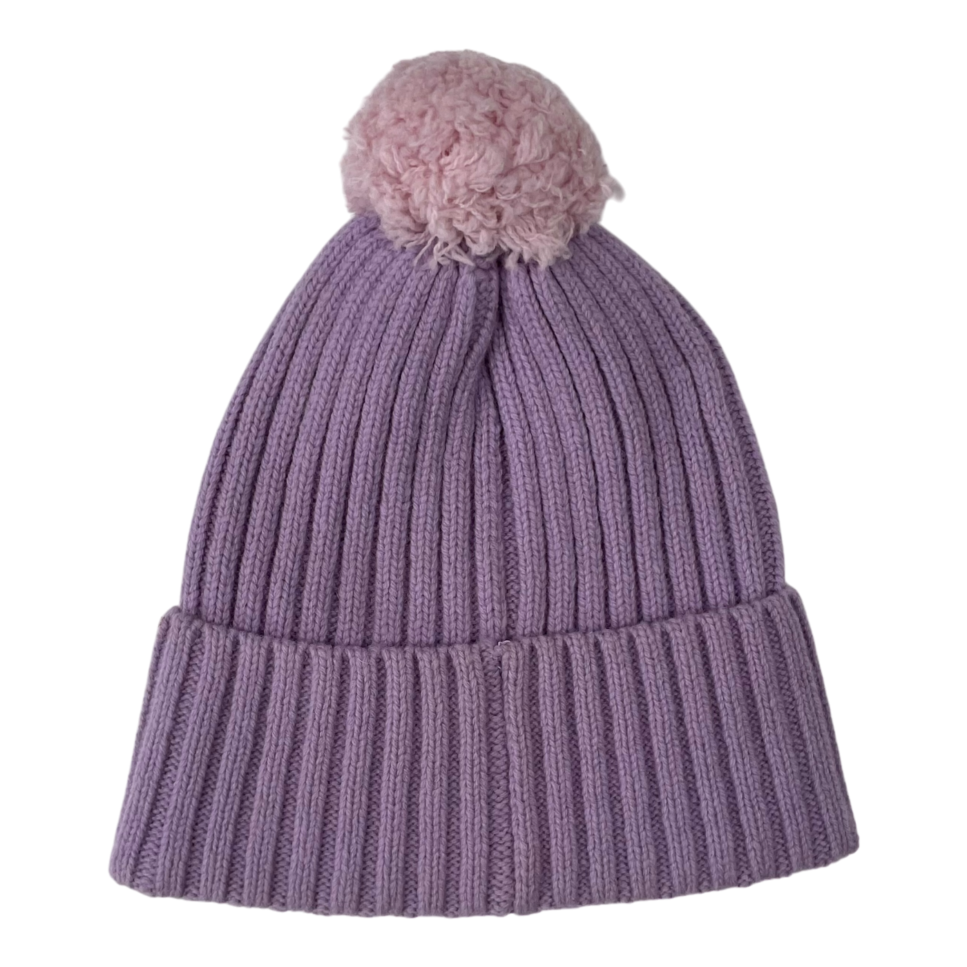 Reima knitted beanie with a pom, plum | 2-7y