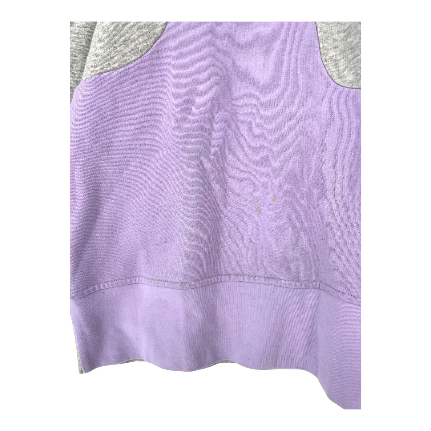 R/H mickey sweatshirt, grey and lilac | woman XS