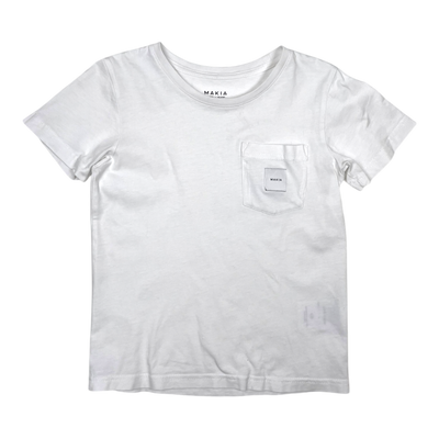 Makia t-shirt, white | 110/116cm