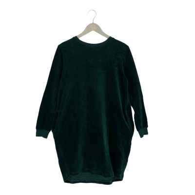 Aarre velour dress, dark green | woman XS