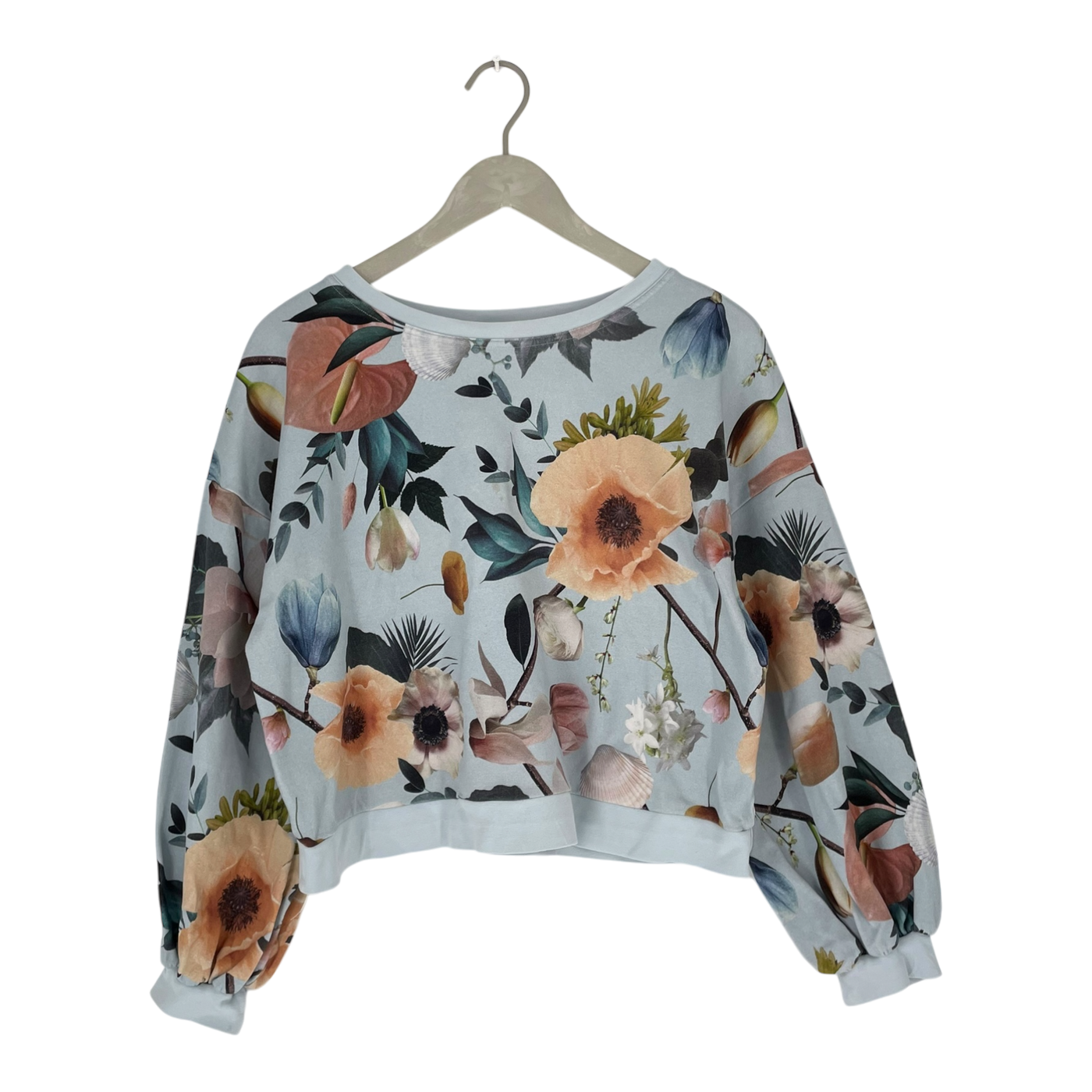 Uhana cropped sweatshirt, flower | woman L