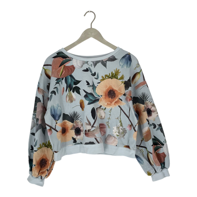 Uhana cropped sweatshirt, flower | woman L