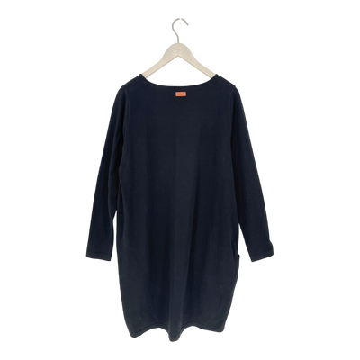 Metsola tricot tunic dress, black | woman XL