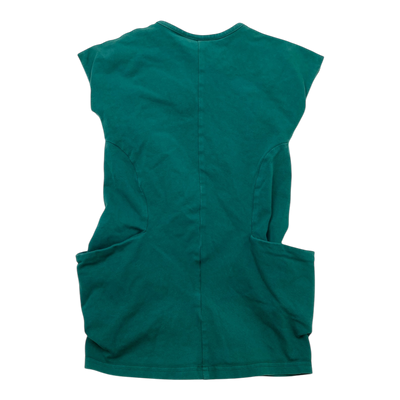 Gugguu pocket tunic dress, teal | 92cm