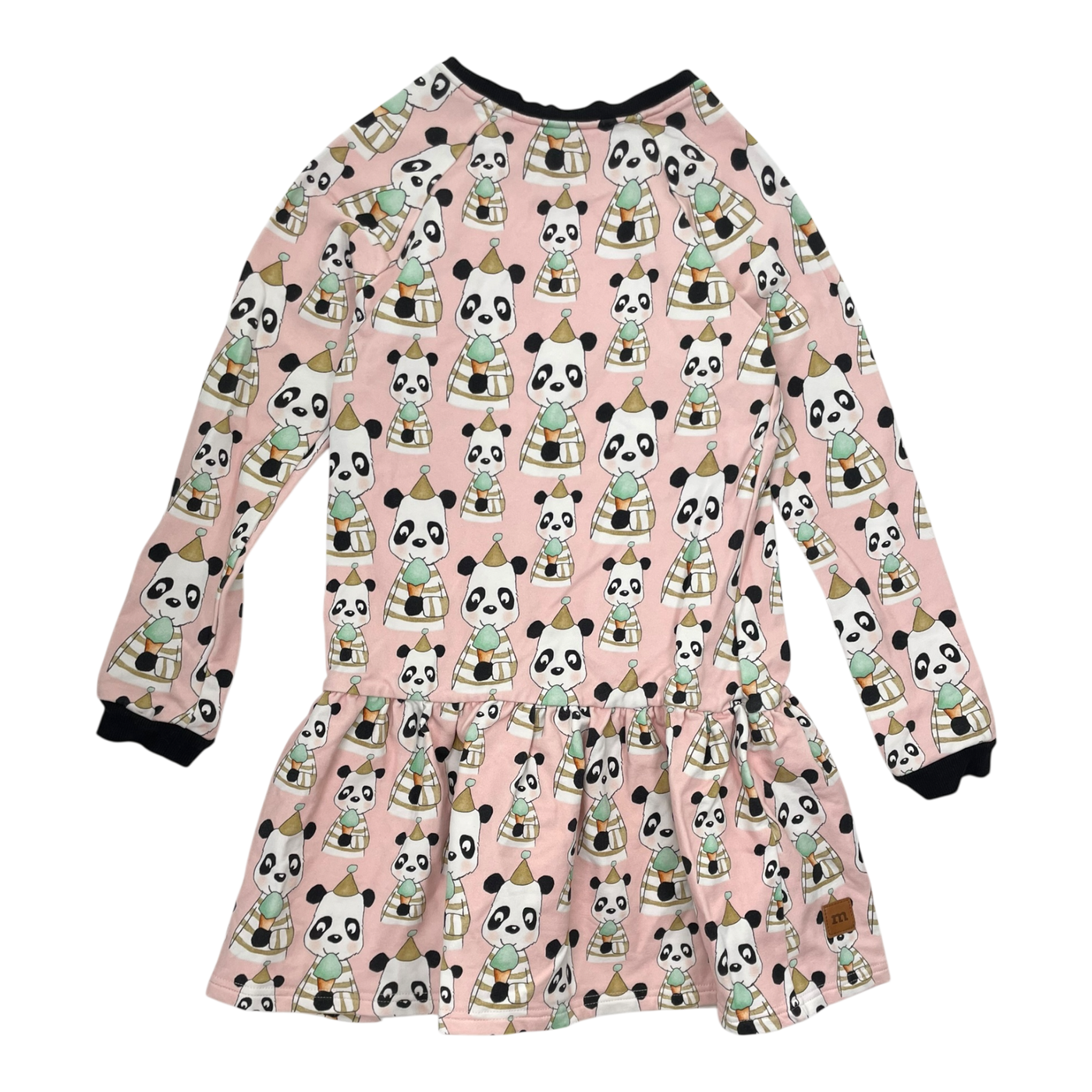 Metsola sweat dress, party panda | 134/140cm