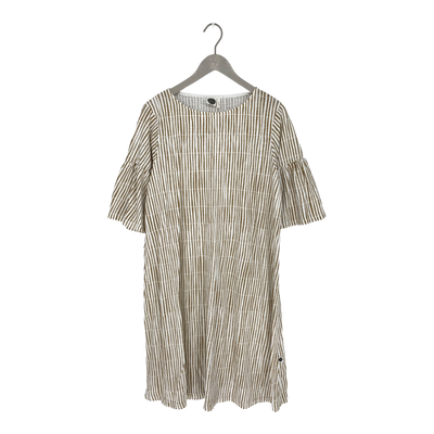 Mainio frill sleeve dress, stripes | woman S/M