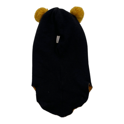 Kivat wool balaclava, black | 2-5y