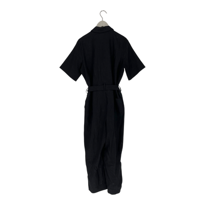 Vimma linen jumpsuit, black | woman M