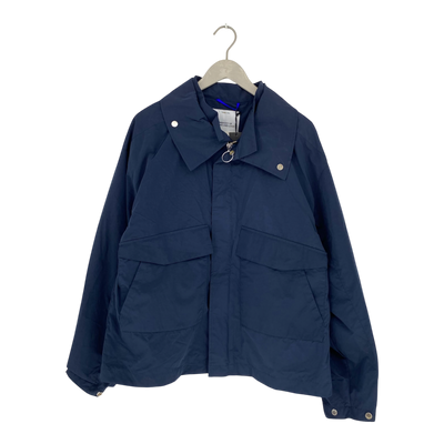 Embassy of Bricks and Logs wando short parka, navy blue | unisex S