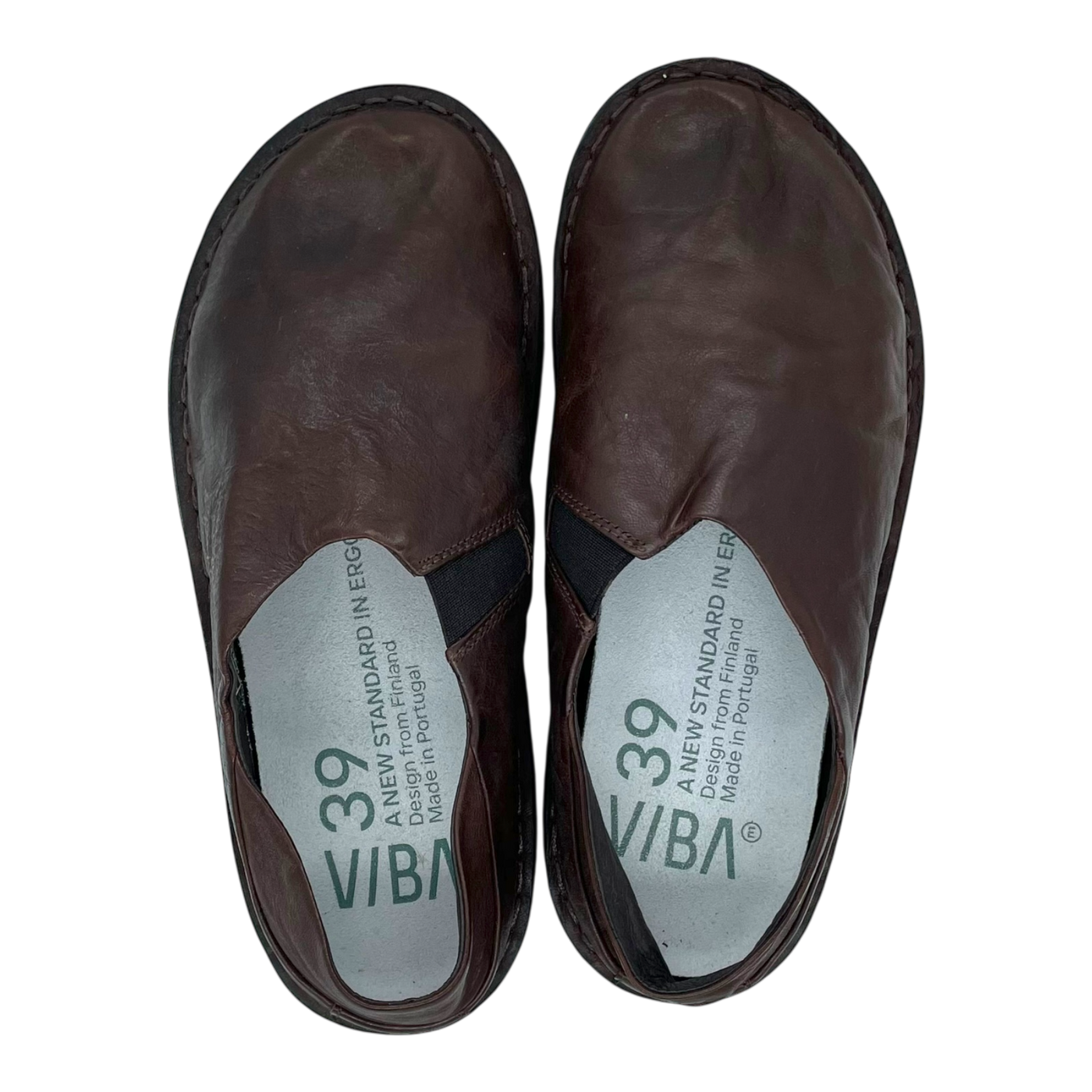 VIBAe Zuma leather shoes, cocoa brown | 39