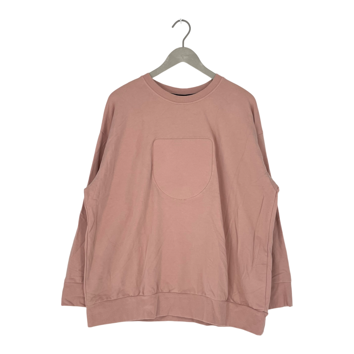Papu logo sweatshirt, light pink | woman XL