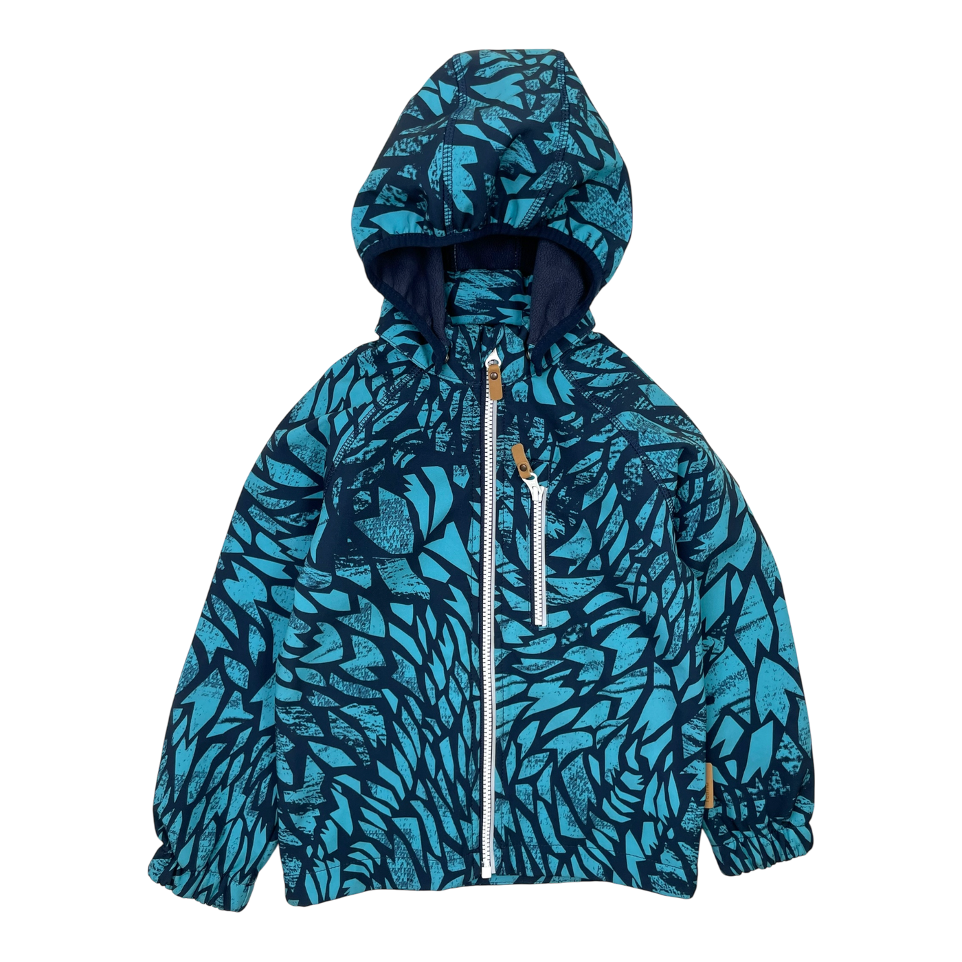 Reima vantti softshell jacket, black/teal | 110cm