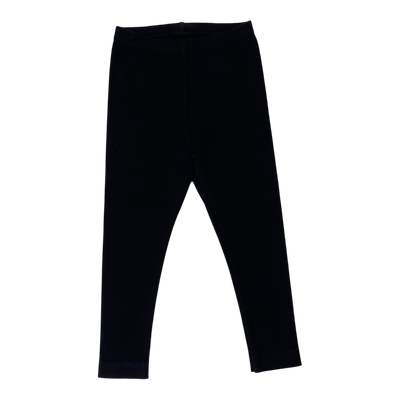 Metsola rib leggings, black | 86/92cm