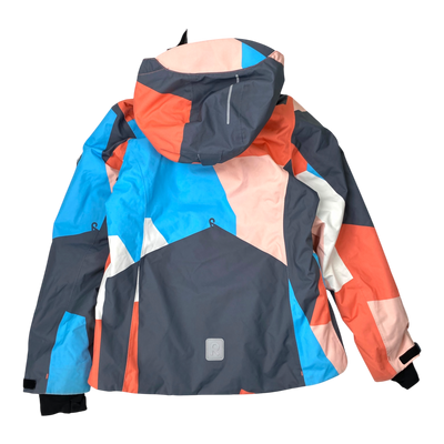 Reieima Frost Winterjacke, Blau/Orange | 152 cm