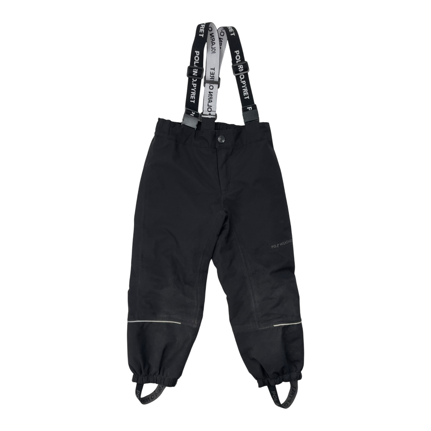 Polarn O. Pyret Midsaison Outdoor Hosen, schwarz | 98 cm