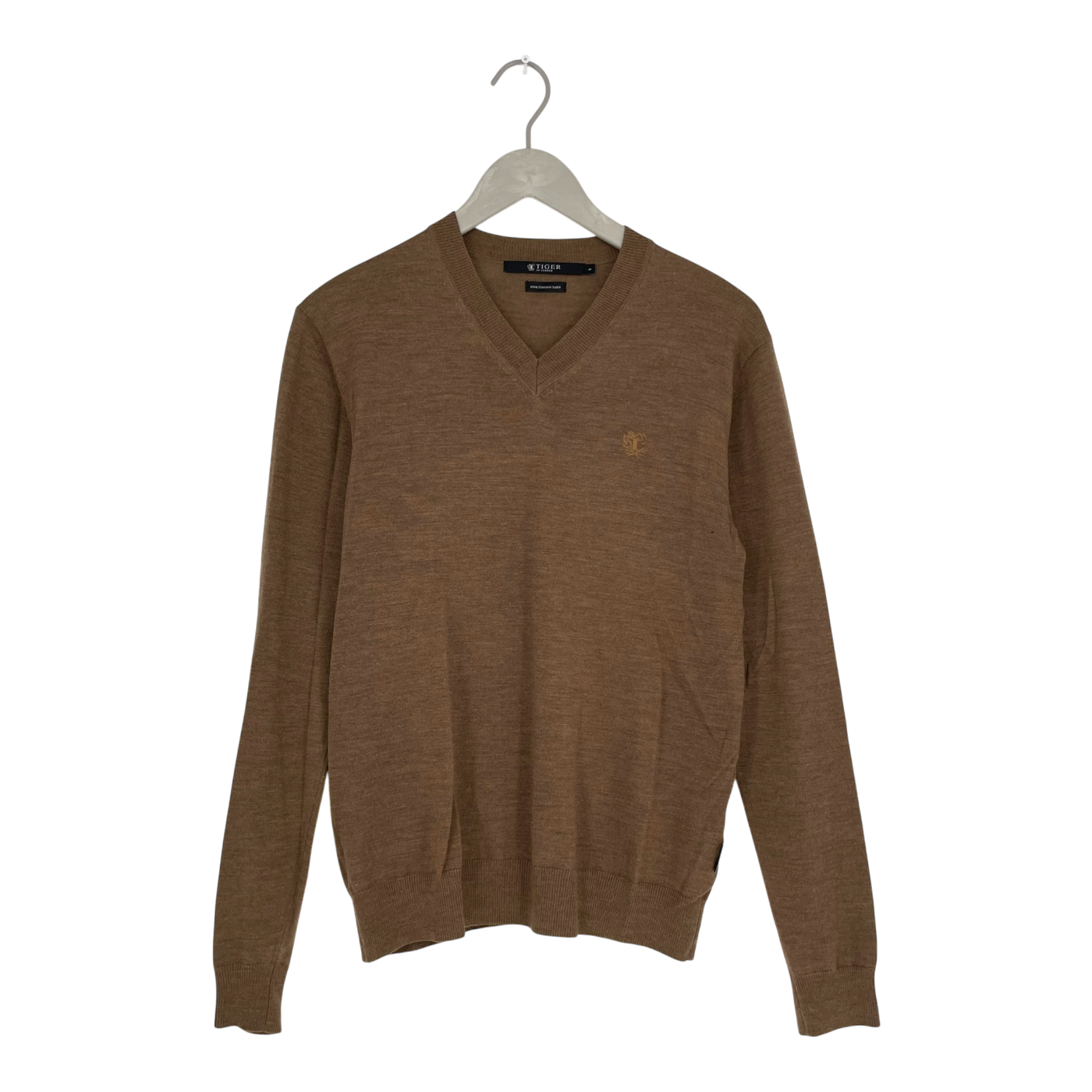 Tiger of Sweden merino sweater, caramel | man S