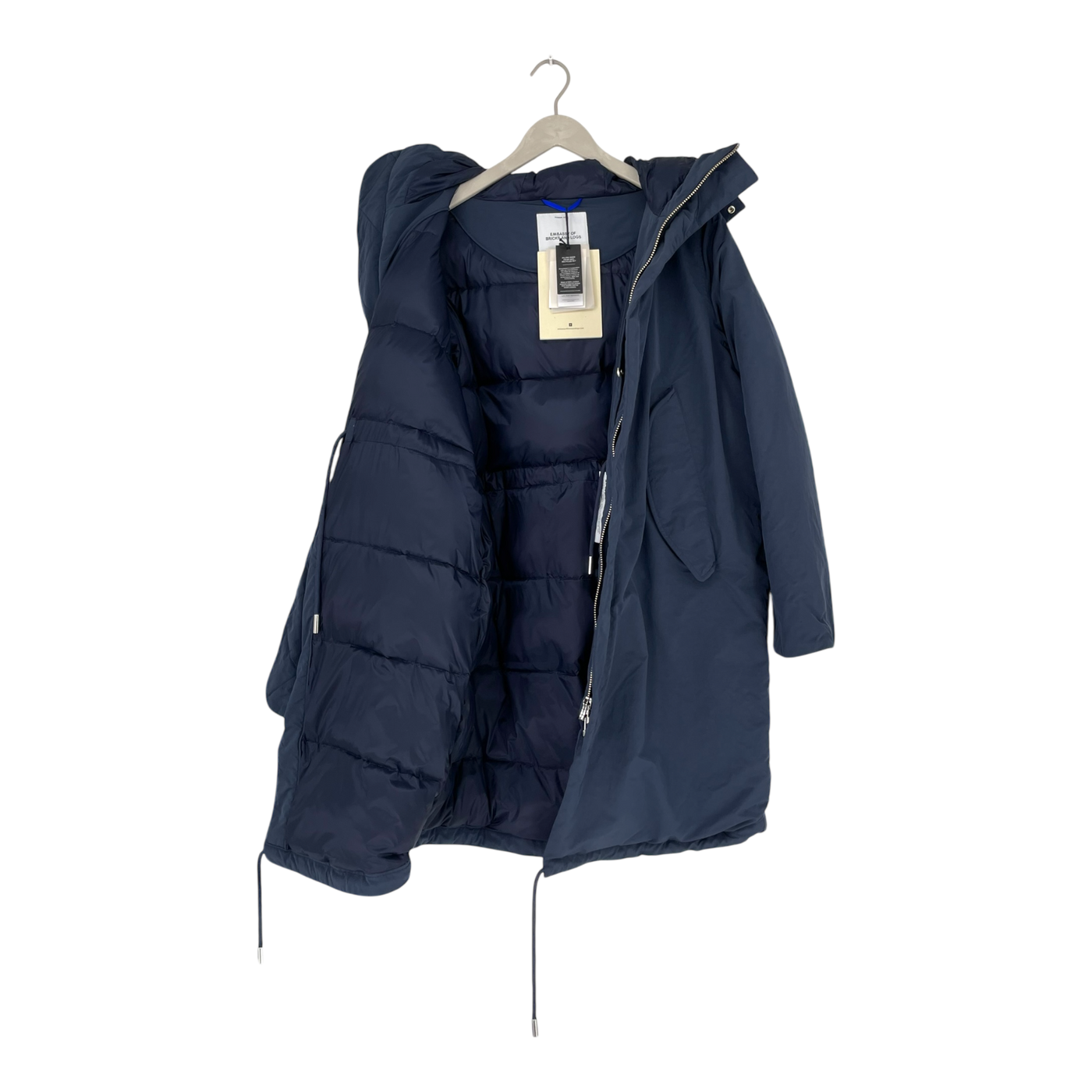 Embassy of Bricks and Logs albury coat, dark navy | woman S