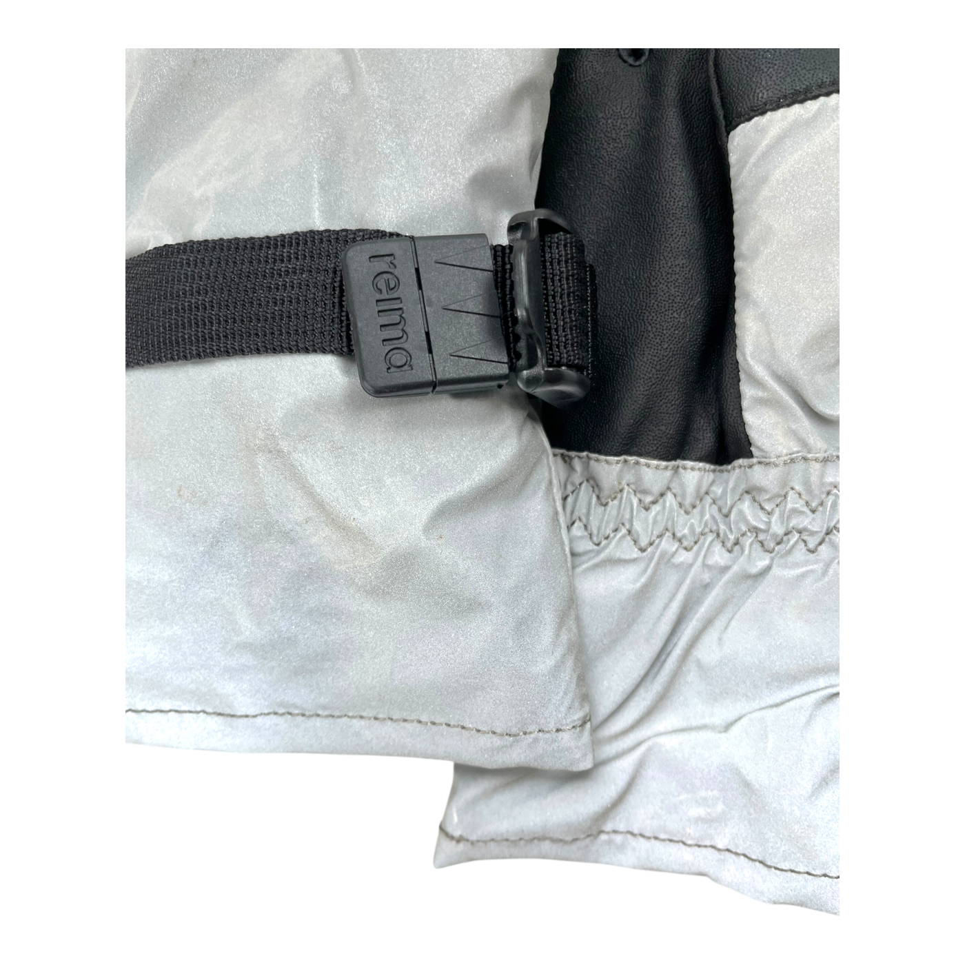 Reima refle winter gloves, black/silver | 2-4y