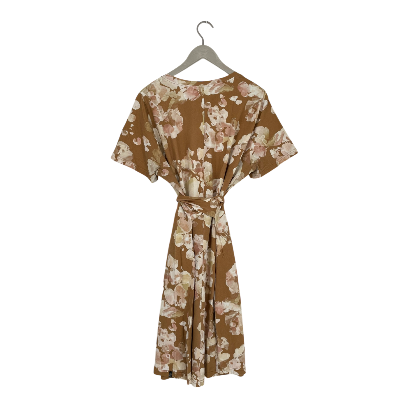 Kaiko t-shirt belted dress, marble meadow | woman 2XL