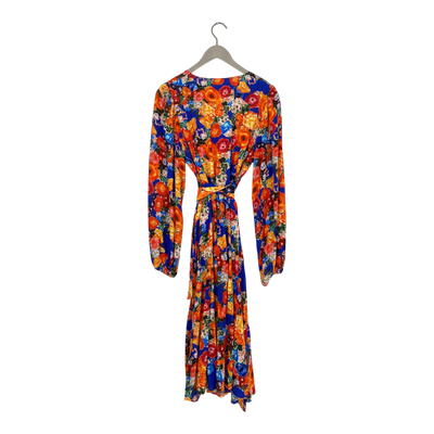 Kaiko flowy wrap dress, marigold | woman S