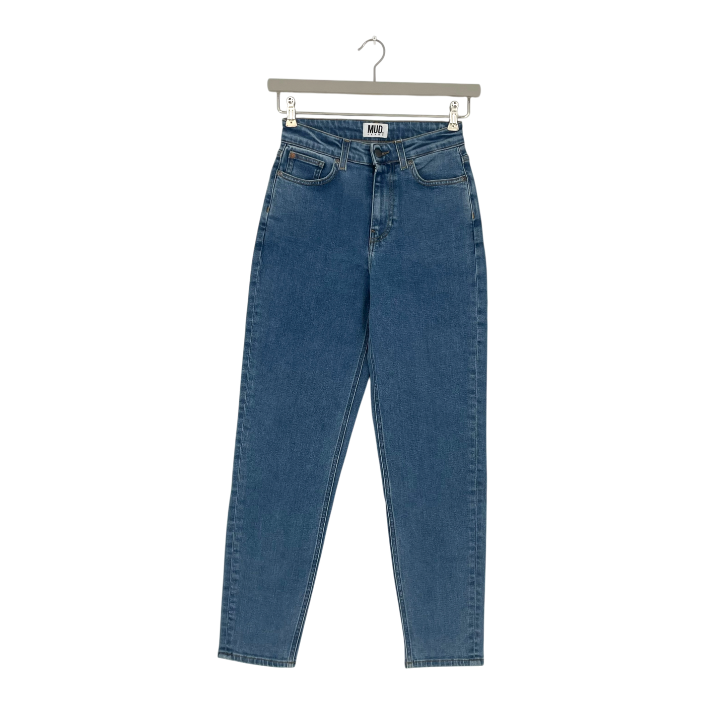 Mud Jeans mams high tapered jeans, light denim blue | woman 25/34