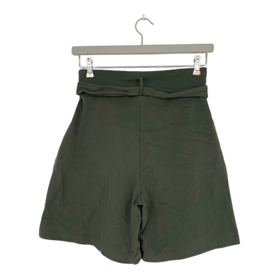 Toive belted sweat shorts, forest green | woman M