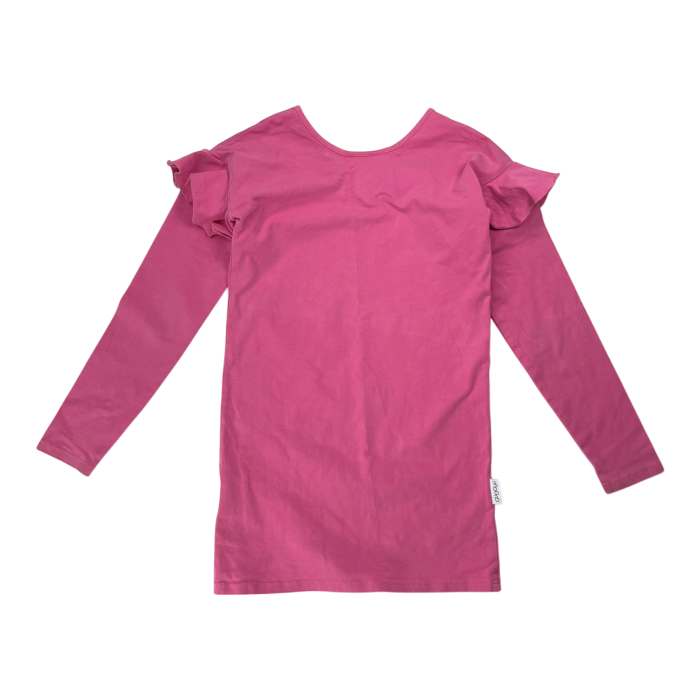 Gugguu frill tunic, pink | 140cm