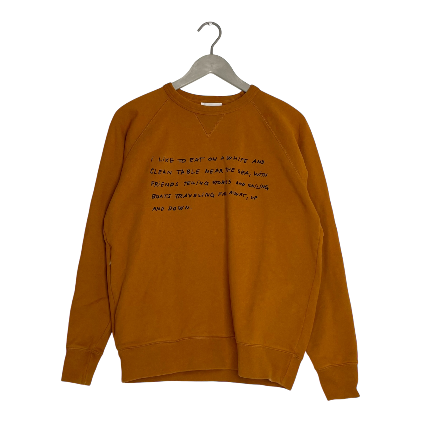 Woodwood sweat shirt, orange | women S