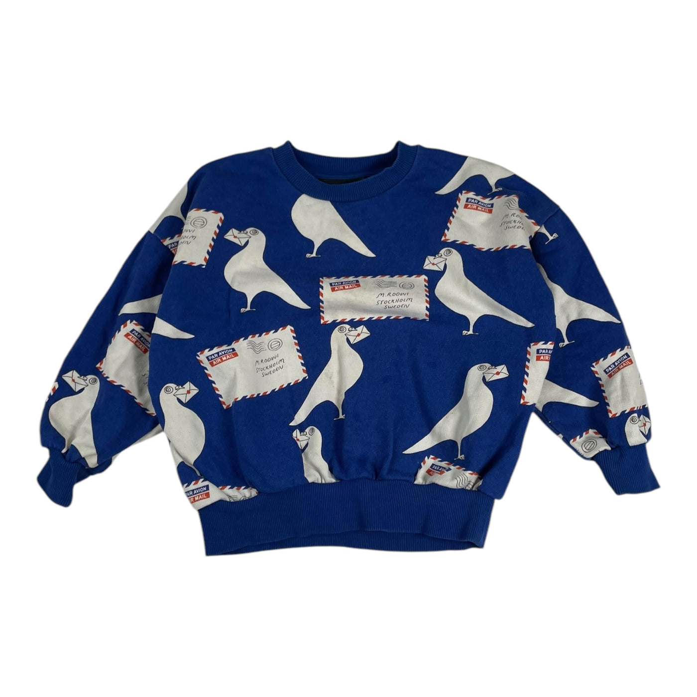 Mini Rodini sweatshirt, birds | 104/110cm