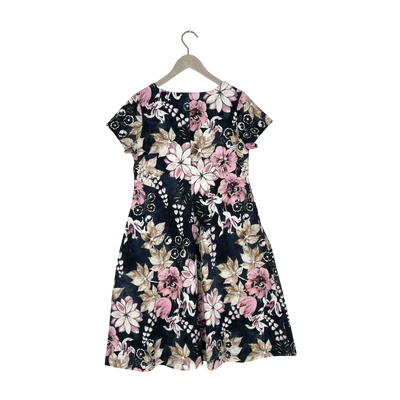 Ommellinen tricot dress, tulppaanien tanssi | woman S