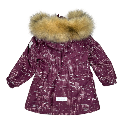Reima silda winter jacket, purple | 92cm