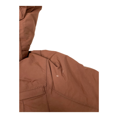 Mini A Ture matvestyn winter jacket, chocolate | 116cm