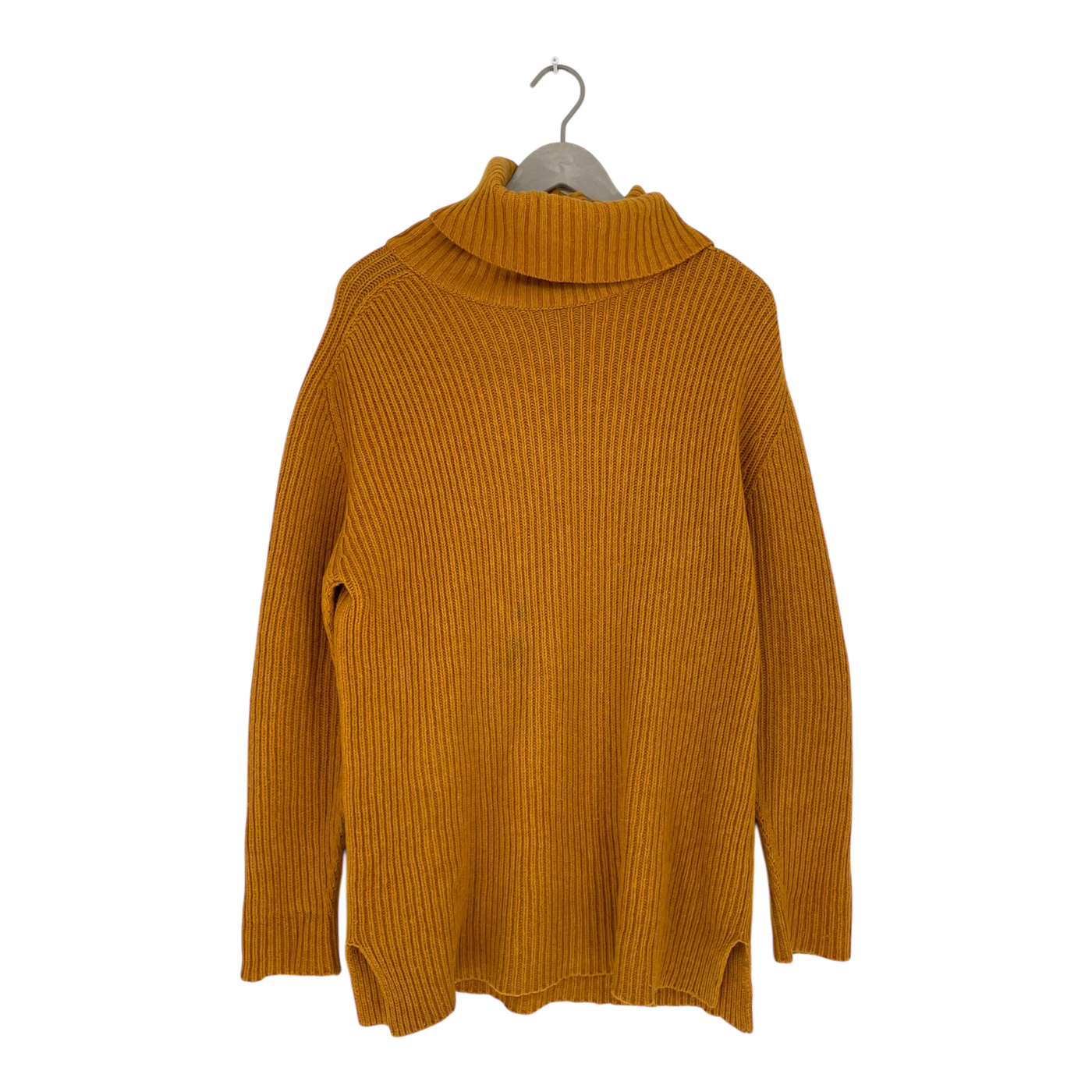 R-Collection wool turtleneck sweater, orange | woman S