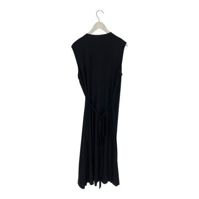 Papu vest wrap dress, black | woman XXL