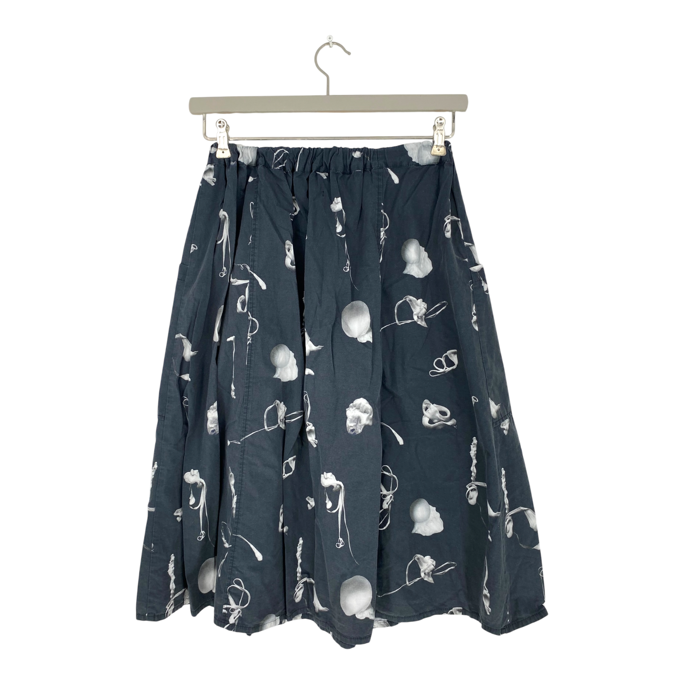 Vimma woven midi skirt, dark grey | woman onesize