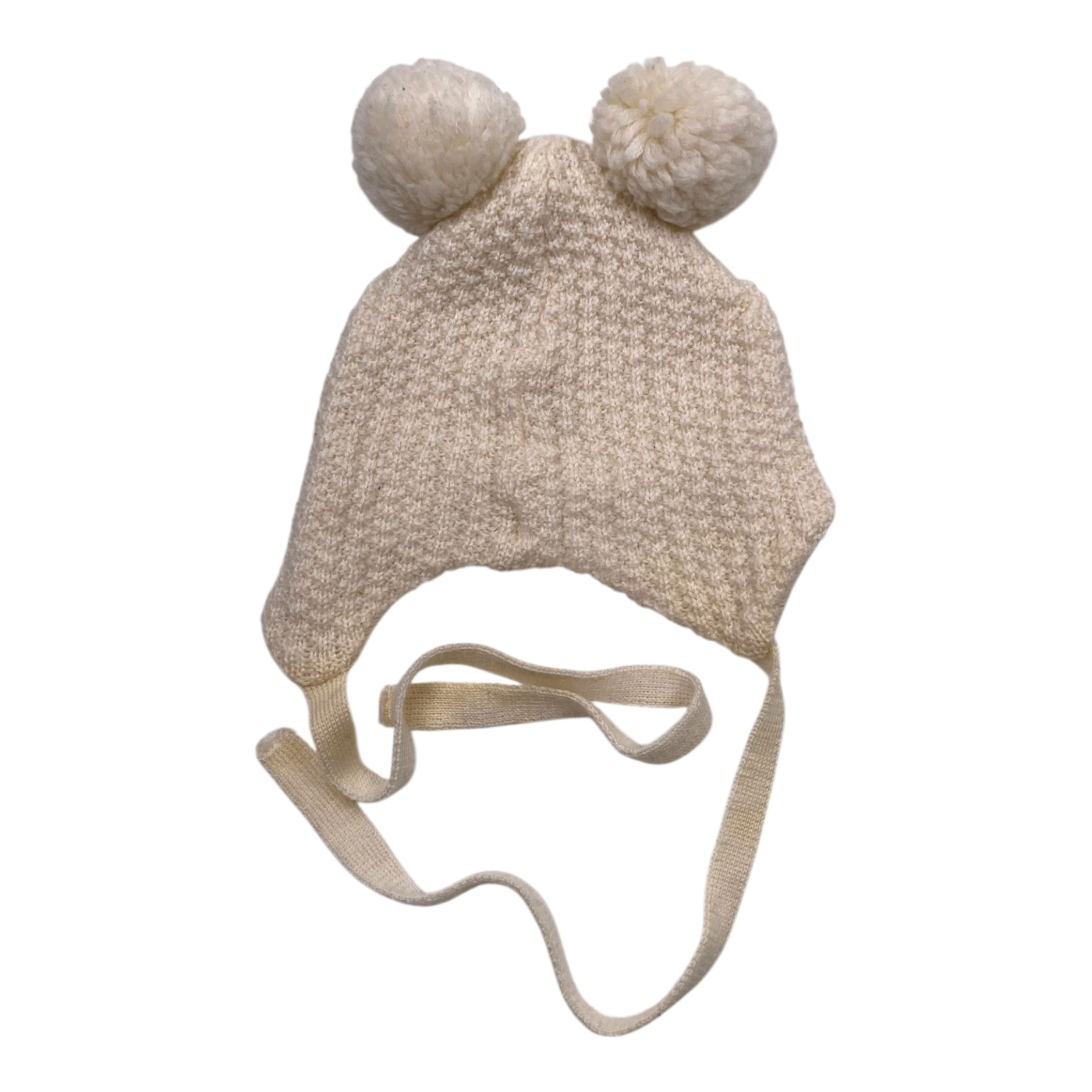 Gugguu merino beanie, cream | 0-2m