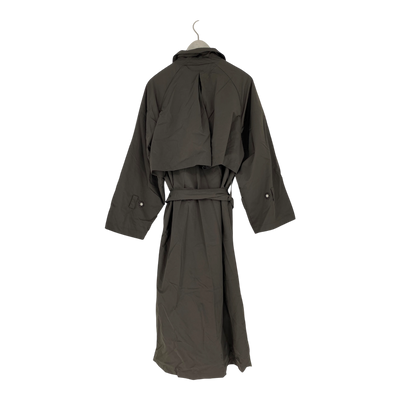 Embassy of Bricks and Logs kalvi trench coat, coffee | woman M