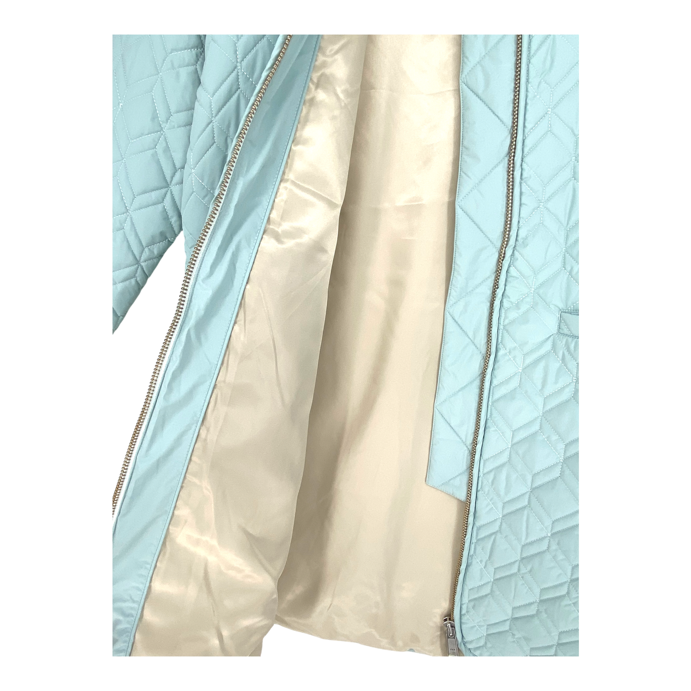 Embassy of Bricks and Logs inzip bundaberg jacket, light blue | woman S