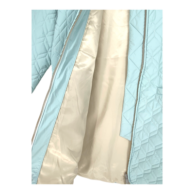 Embassy of Bricks and Logs inzip bundaberg jacket, light blue | woman S