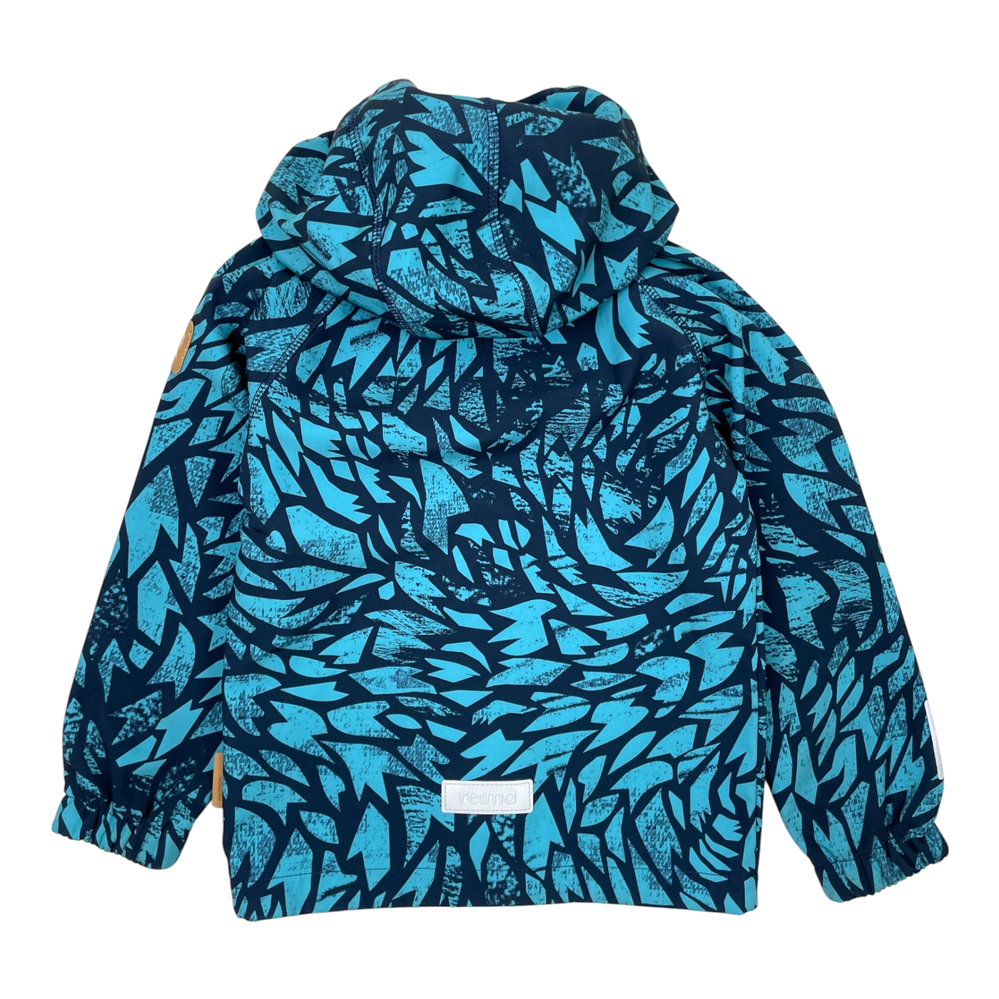 Reima vantti softshell jacket, black/teal | 110cm