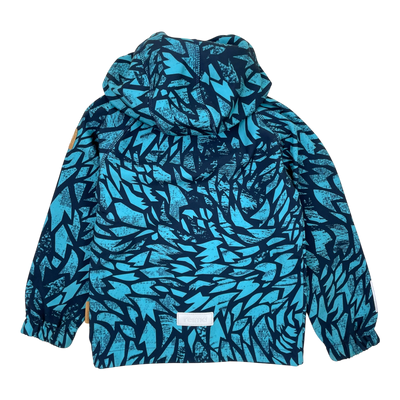 Reima vantti softshell jacket, black/teal | 110cm